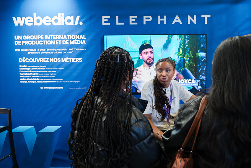 Reportage pour l'événement de Web Media lors du festival Ma Vie Pro