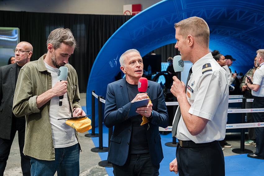 Reportage pour l'événement de Web Media lors du festival Ma Vie Pro